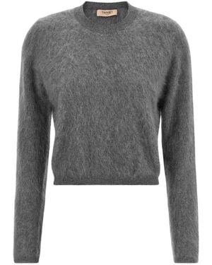Twinset Round-Neck Knitwear - Gris