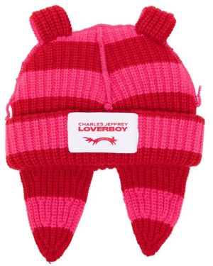 Loverboy by Charles Jeffrey Beanies - Red