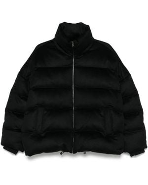 Soft Goat Down Jackets - Black