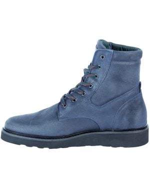 Paul Smith Lace-Up Boots - Blue