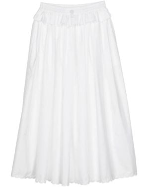 Cecilie Bahnsen Midi Skirts - White