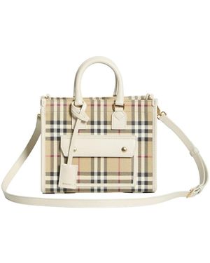 Burberry Henkeltaschen - Natur