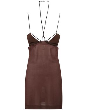 Nensi Dojaka Party Dresses - Brown