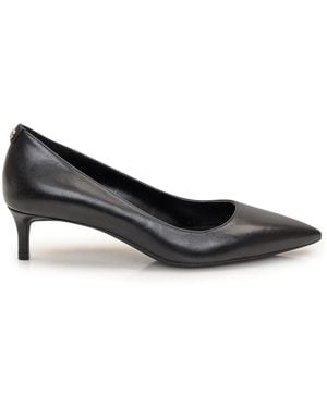 Michael Kors Alina Flex Leren Kitten Pump - Zwart