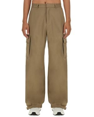 Off-White c/o Virgil Abloh Weite polyester-cargohose - Grün