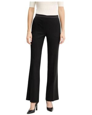 Twinset Broeken ,Zwart ,Wol Rechte Broek