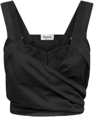 Blugirl Blumarine Sleeveless Tops - Negro