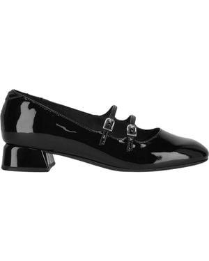 Clarks Court Shoes - Black
