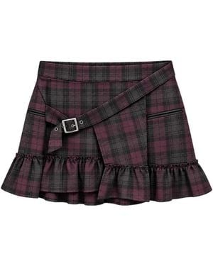 A PAPER KID Short Skirts - Black