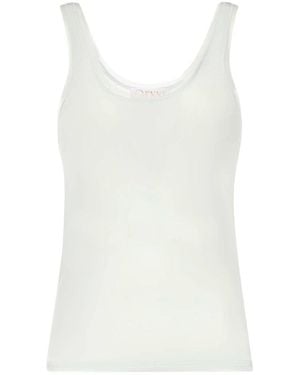 Genny Sleeveless Tops - Bianco