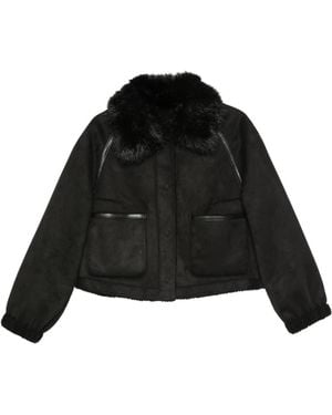 Betta Corradi Faux Fur & Shearling Jackets - Black