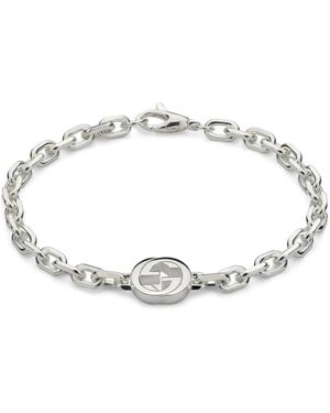 Gucci Interlocking G Kettenglied-Armband - Mettallic
