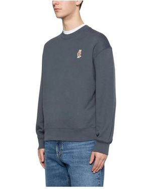 Maison Kitsuné Sweatshirts - Blue