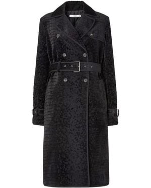 Fendi Fluwelen Jas - Zwart