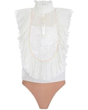 Elisabetta Franchi Body - Blanc