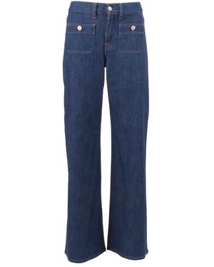 7 For All Mankind Jeans ,Blauw ,Katoen Lotta Tailorless Jeans
