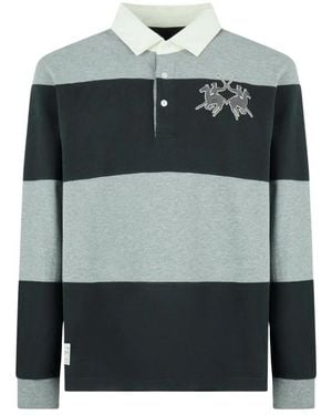 La Martina Emanuel Striped Rugby Polo - Groen