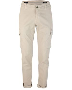 Mason's Slim-Fit Trousers - Natural