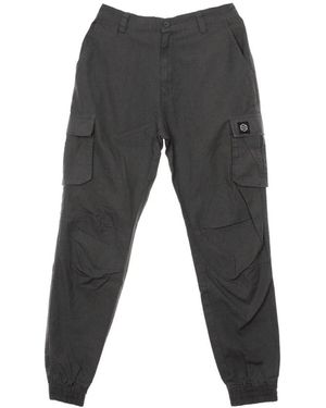 DOLLY NOIRE Slim-Fit Trousers - Grey