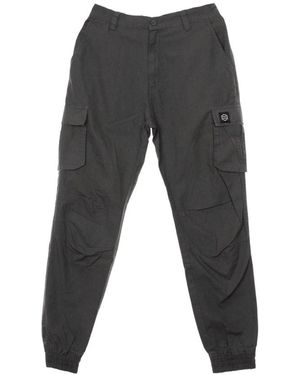 DOLLY NOIRE Slim-Fit Trousers - Grey