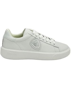 Blauer Trainers - White
