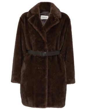 P.A.R.O.S.H. Belted Coats - Brown
