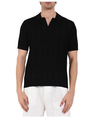 Paolo Pecora Polo Shirts - Black