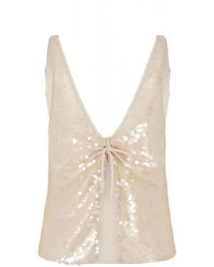 Emporio Armani Sleeveless Tops - White