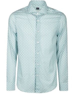 Fedeli Casual Shirts - Blauw