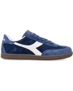 Diadora Hairy Sneakers Winter Twist Retro Stijl - Blauw