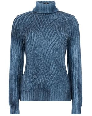 Moorer Blima Trui Met Hoge Hals - Blauw