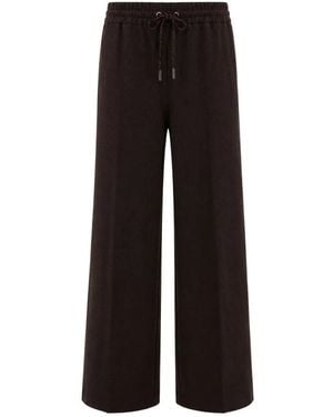 Panicale Wide Trousers - Nero