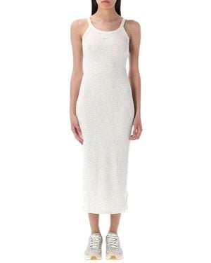 Nike Elegantes Ärmelloses A-Linien Kleid - Weiß