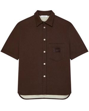 Givenchy Short Sleeve Shirts - Brown
