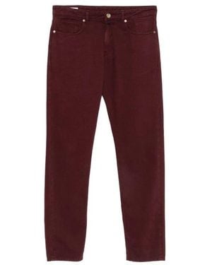 Incotex Straight Jeans - Rouge