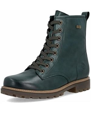 Remonte Schnürstiefelette - Grün
