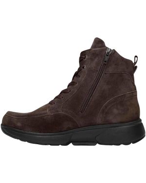 Xsensible Lace-Up Boots - Marrone