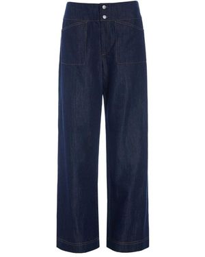 Bitte Kai Rand Wide Jeans - Blauw