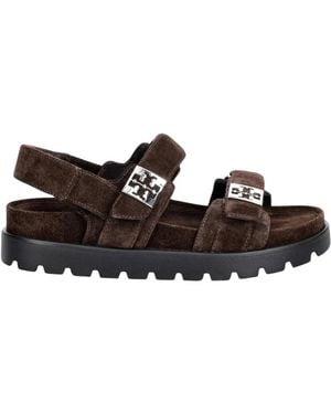 Tory Burch Flat Sandals - Marrón