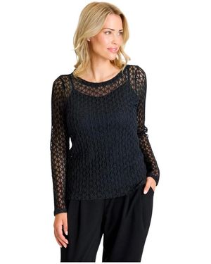 iN FRONT Tops - Zwart