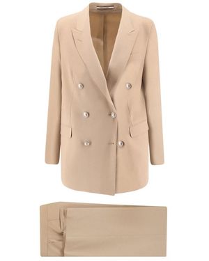 Tagliatore Double Breasted Suits - Neutro