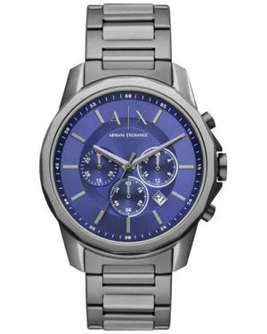 ARMANI EXCHANGE Accessoires ,Grijs ,Watches - Blauw