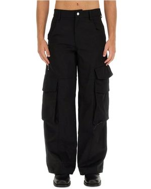 Gcds Wide Trousers - Black