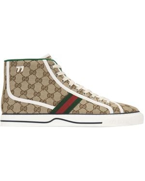 Gucci High-Top Sneakers - Naturel