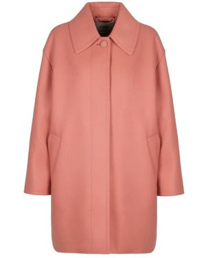 Fendi Single-Breasted Coats - Pink