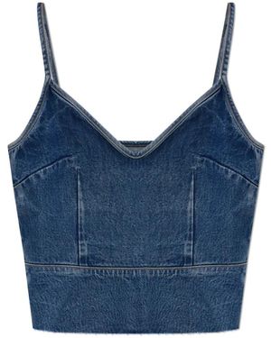 AllSaints Sleeveless Tops - Blu