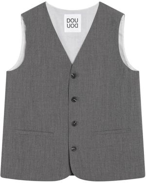 Douuod Woman Waistcoats - Grey