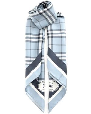 Burberry Silky Scarves - Blu