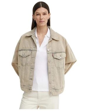 Levi's Jassen ,Katoen 90S Trucker Jacket - Naturel
