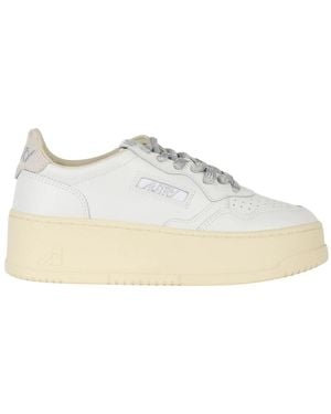 Autry Schoenen ,Wit ,Katoen Sneakers